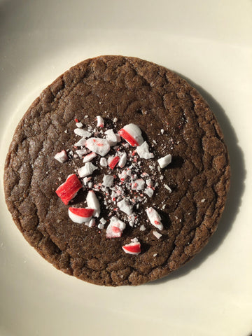 Brownie Peppermint bark Cookie