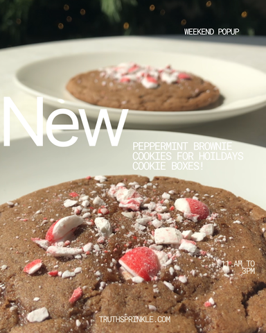 New Peppermint Bark Brownie Cookies